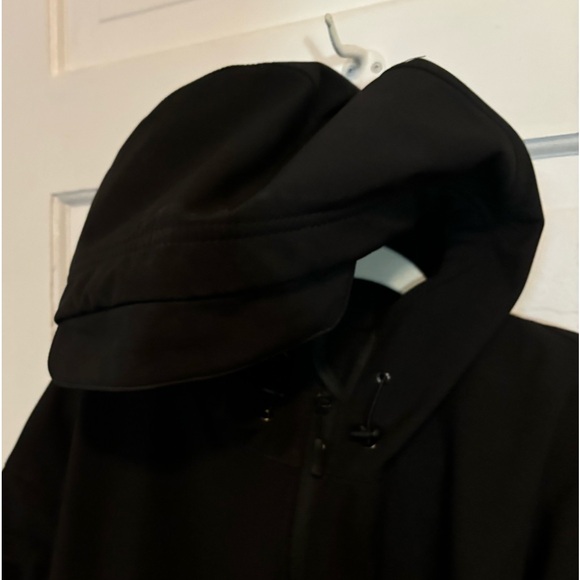 BLACK HOODED JACKET - Picture 4 of 7